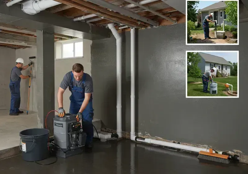 Basement Waterproofing and Flood Prevention process in Goodland, IN